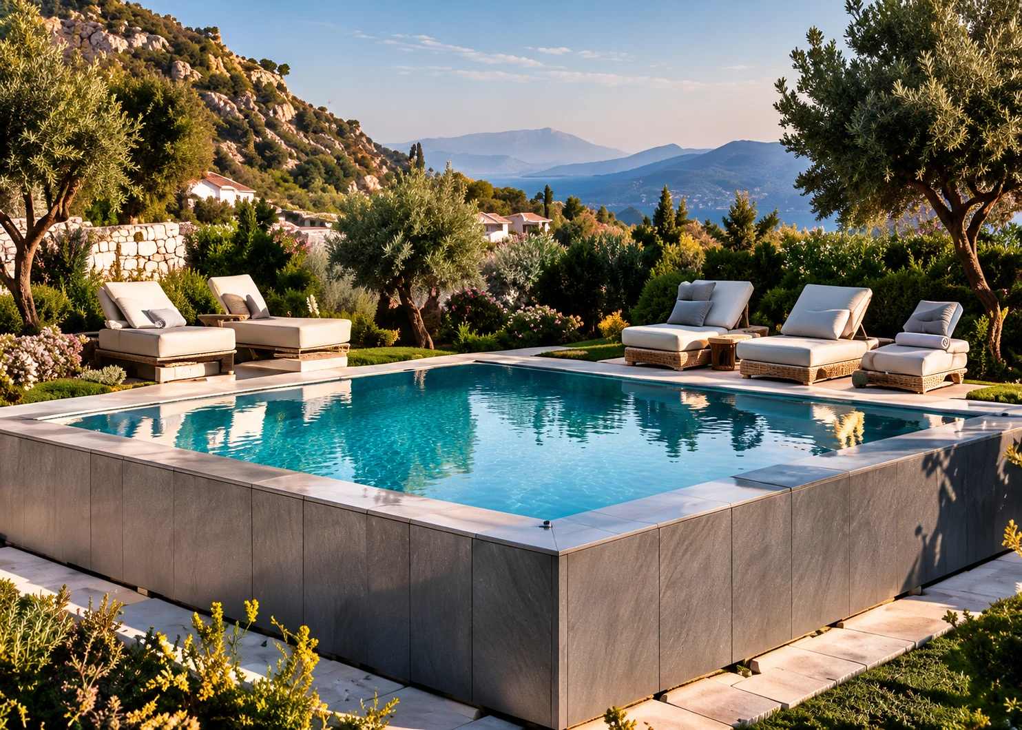 Visualizzazione architettonica: Piscine fuori terra