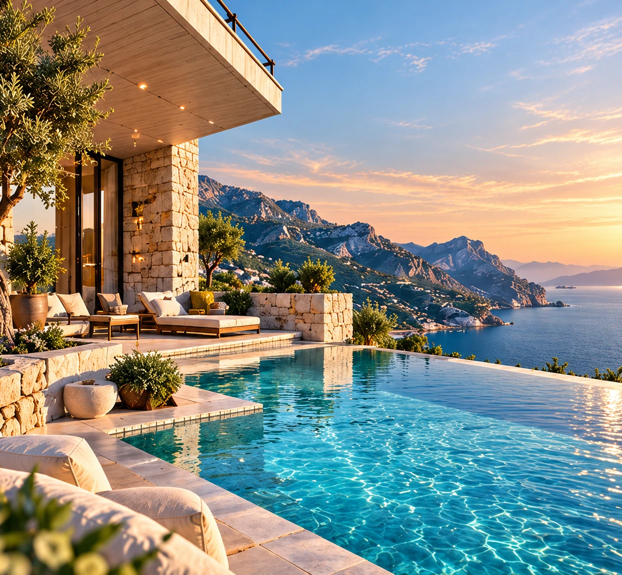 Visualizzazione architettonica: Piscine