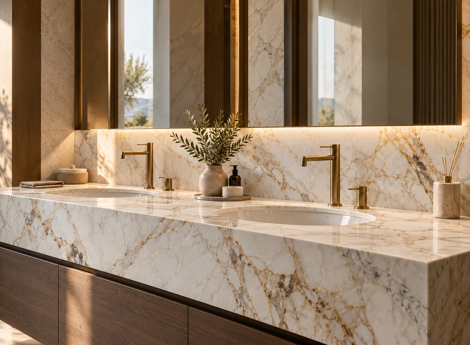 Illustrazione architettonica: Bagni e rivestimenti
