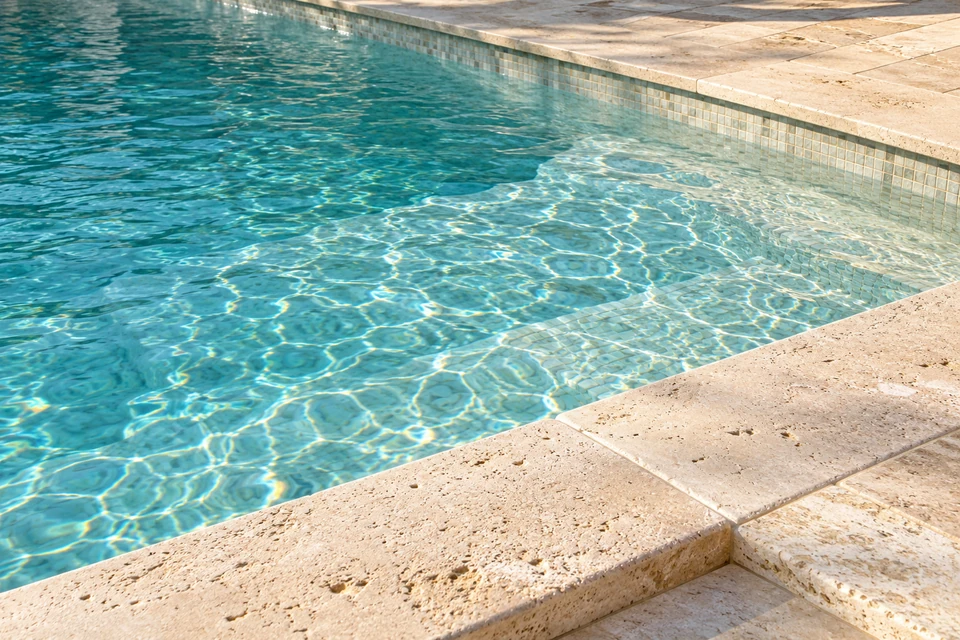 Illustrazione fotorealistica: Piscine
